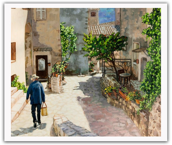Carriero Du Pourtegue – Original Provence Oil Painting by Dominique Amendola