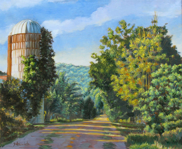 A Walk In Vermont – Original Oil Painting by Dominique Amendola