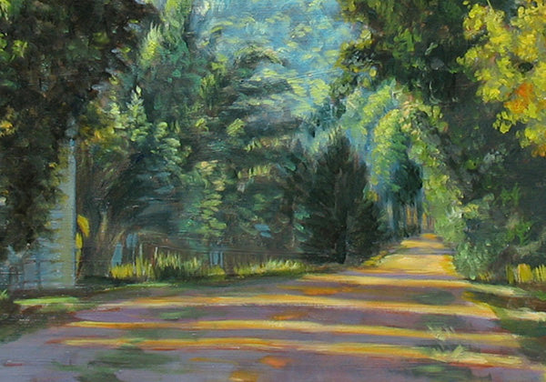 A Walk In Vermont – Original Oil Painting by Dominique Amendola