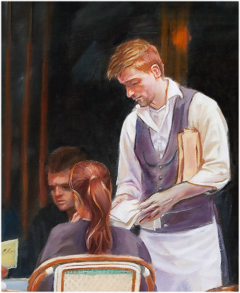 Les Deux Magots - Cafe Scene in Paris