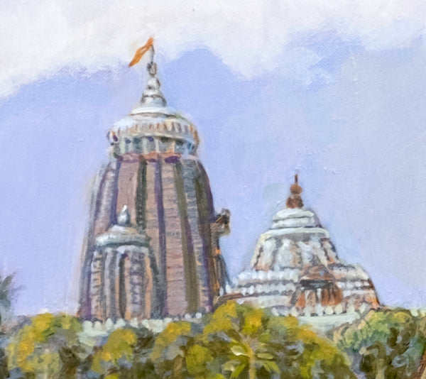 Haridas Thakur chanting the holy name