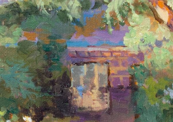 Spring Time In South India – Original Impressionist Landscape by Dominique Amendola