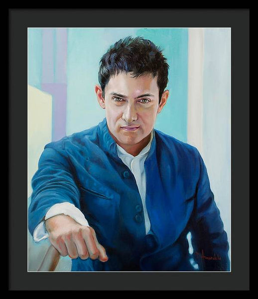 Aamir Khan  - Framed Print