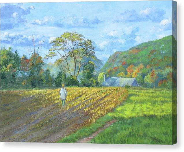 After the harvest - Canvas Print