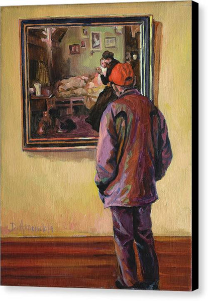 At the museum - Canvas Print