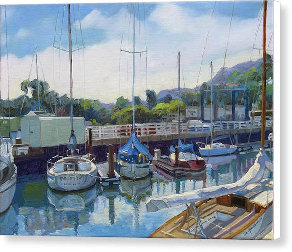 Boats And Yachts - Canvas Print