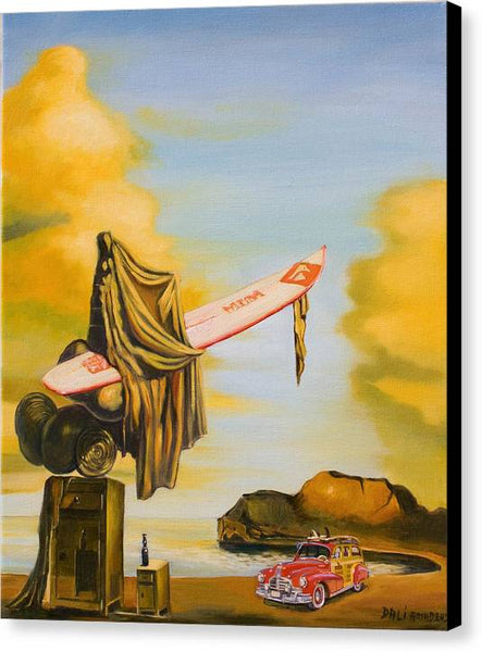 Dream on the beach by Dali - The Amadeus series - Canvas Print