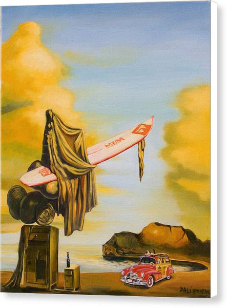 Dream on the beach by Dali - The Amadeus series - Canvas Print
