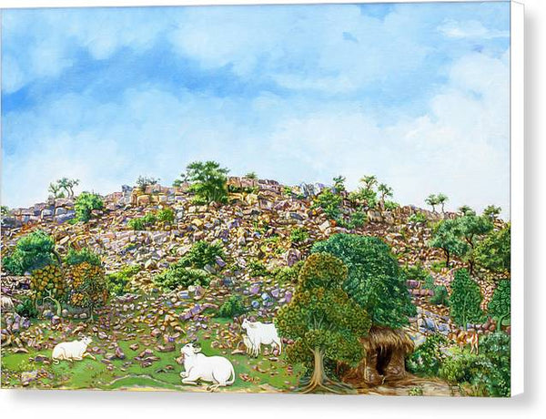 Govardhan Hill - Canvas Print