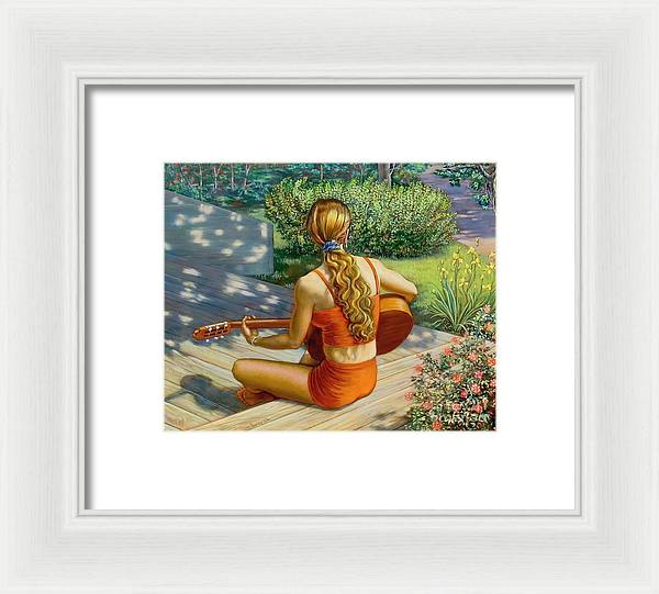 Here comes the sun - Framed Print