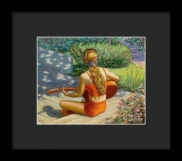 Here comes the sun - Framed Print