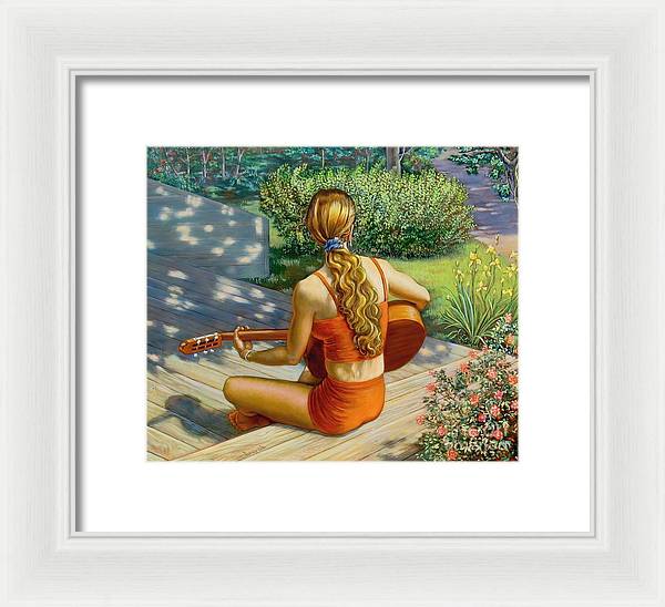Here comes the sun - Framed Print