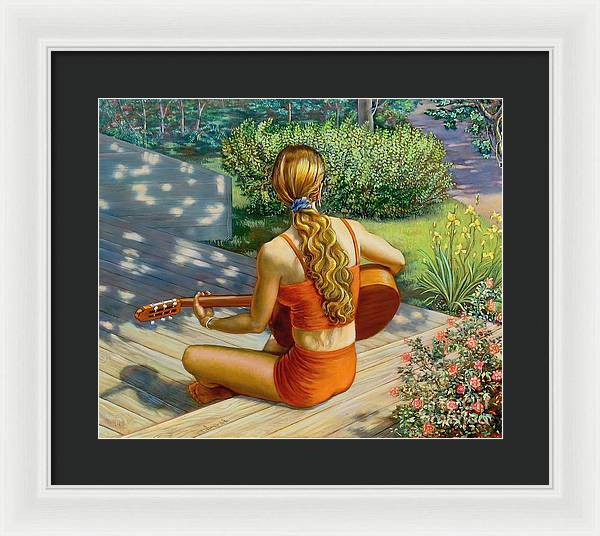 Here comes the sun - Framed Print