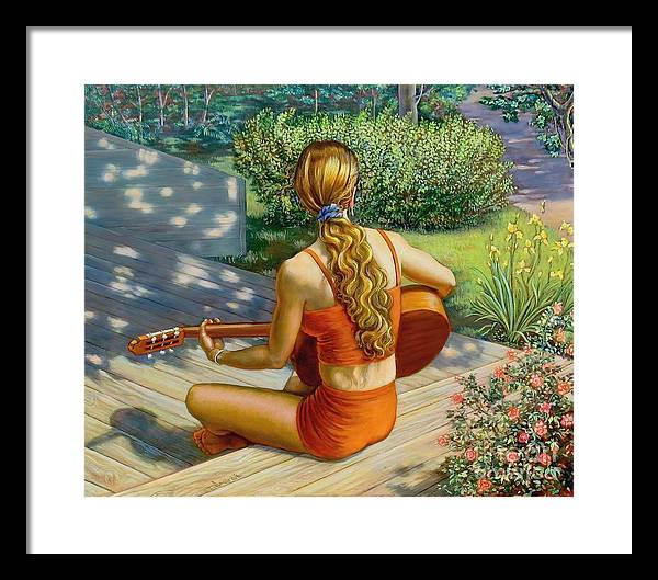 Here comes the sun - Framed Print