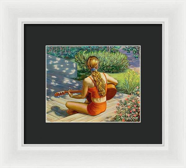 Here comes the sun - Framed Print