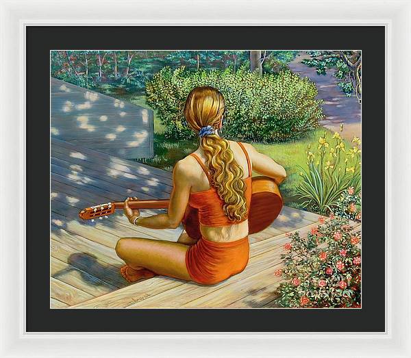 Here comes the sun - Framed Print