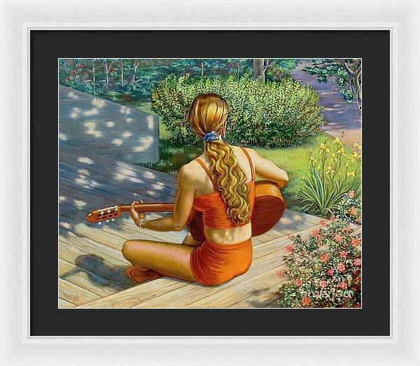 Here comes the sun - Framed Print