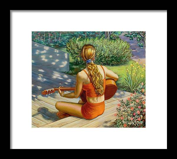 Here comes the sun - Framed Print