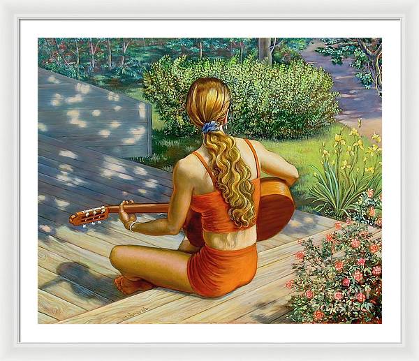 Here comes the sun - Framed Print
