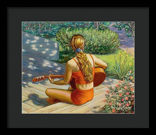 Here comes the sun - Framed Print