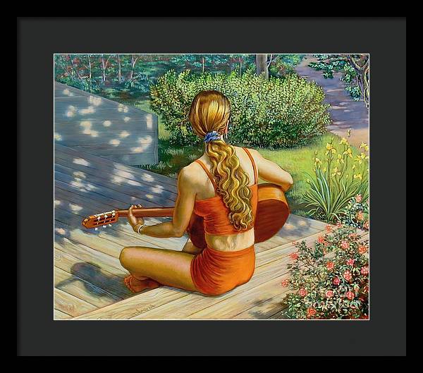 Here comes the sun - Framed Print