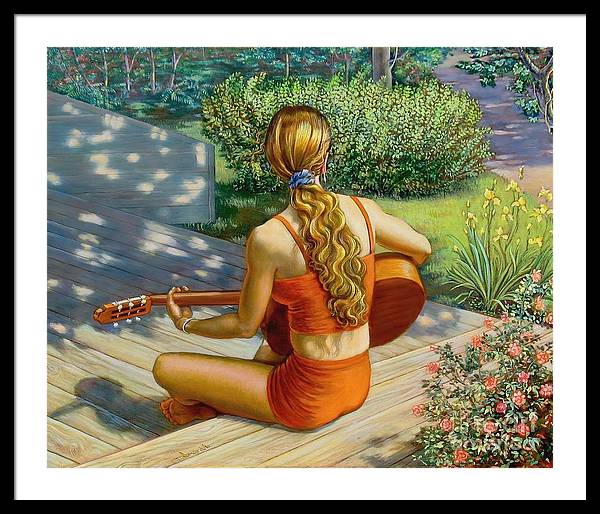 Here comes the sun - Framed Print
