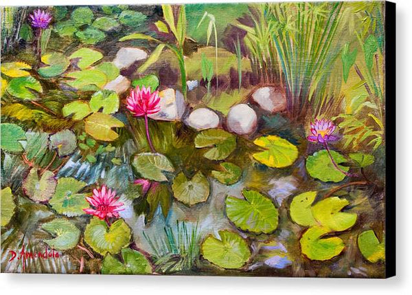 Lilies in india - Canvas Print