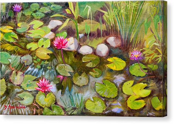 Lilies in india - Canvas Print