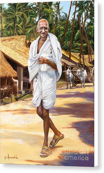 Mahatma Gandhi - Canvas Print