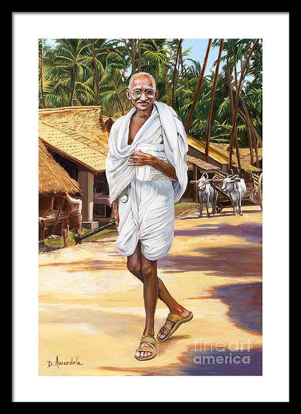 Mahatma Gandhi - Framed Print