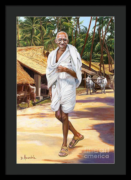 Mahatma Gandhi - Framed Print