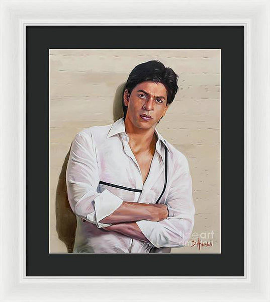 Shahrukh Khan - Framed Print