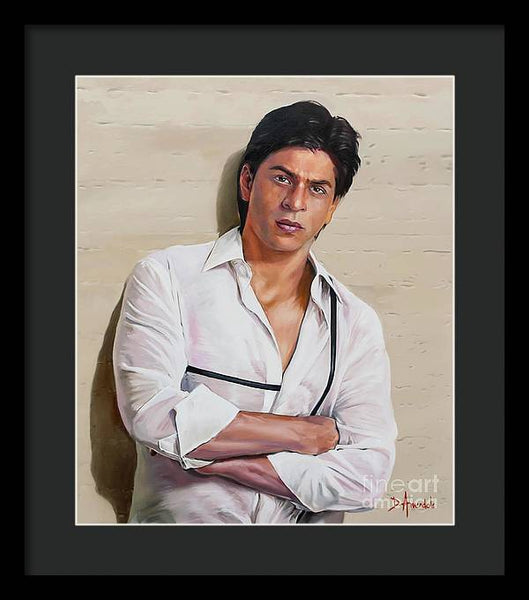 Shahrukh Khan - Framed Print