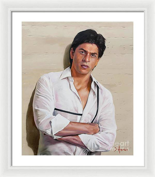 Shahrukh Khan - Framed Print