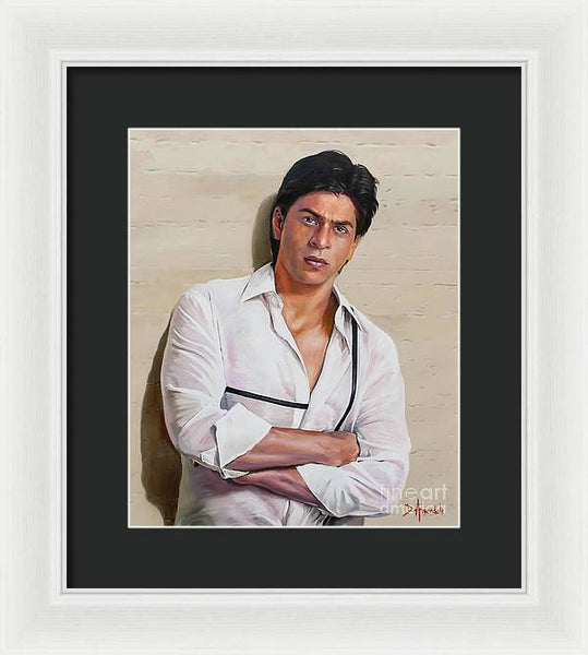 Shahrukh Khan - Framed Print
