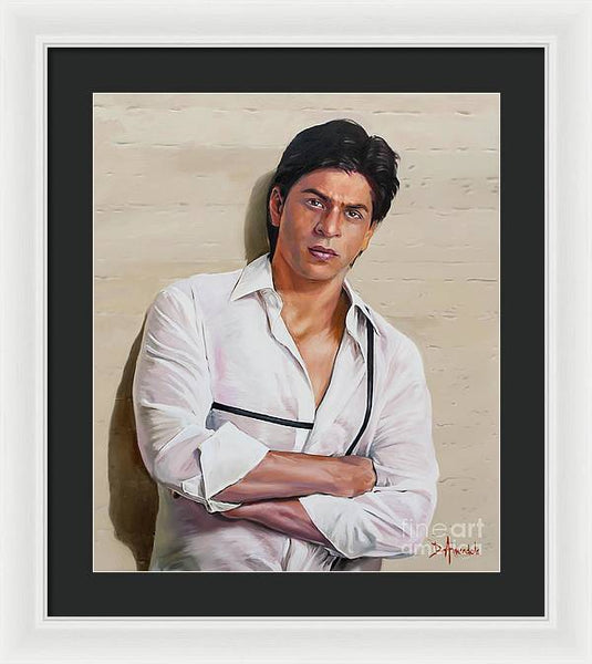 Shahrukh Khan - Framed Print