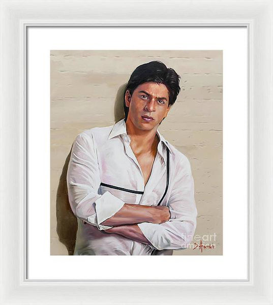 Shahrukh Khan - Framed Print