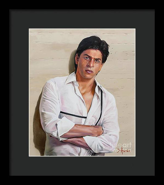 Shahrukh Khan - Framed Print