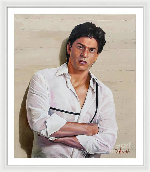 Shahrukh Khan - Framed Print