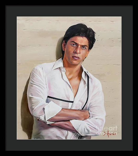 Shahrukh Khan - Framed Print