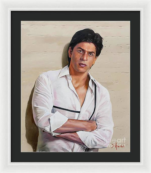 Shahrukh Khan - Framed Print
