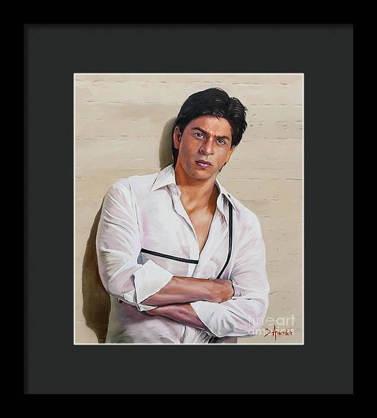 Shahrukh Khan - Framed Print