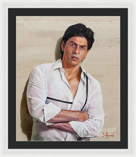Shahrukh Khan - Framed Print
