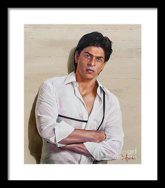 Shahrukh Khan - Framed Print