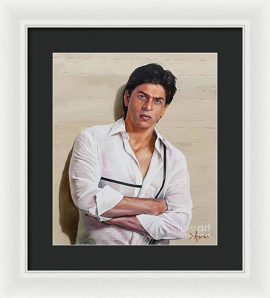 Shahrukh Khan - Framed Print