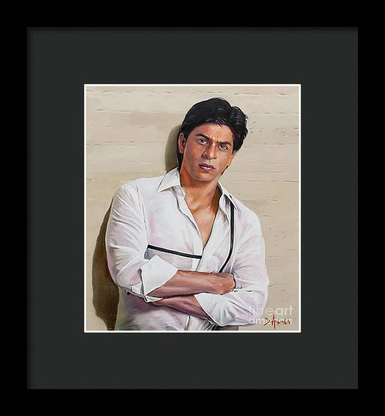 Shahrukh Khan - Framed Print