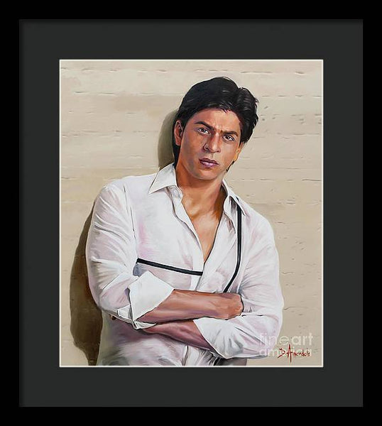 Shahrukh Khan - Framed Print