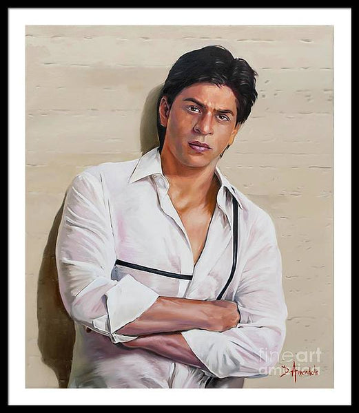 Shahrukh Khan - Framed Print