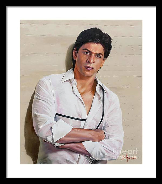 Shahrukh Khan - Framed Print