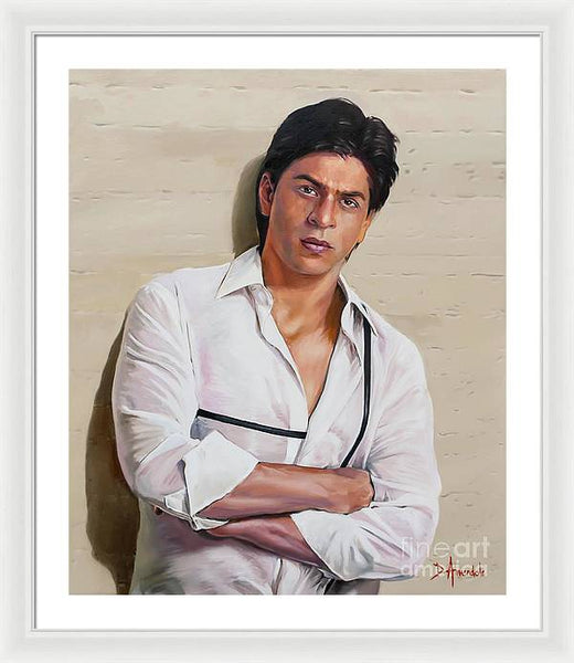 Shahrukh Khan - Framed Print